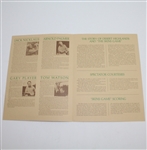 Nicklaus, Palmer, Player, and Watson Signed 1983 Skins Game Program - FIRST JSA COA