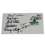 1994 US Open Cachet/ Envelope Signed by 6 Open Champs - Nicklaus, Nelson, Etc.