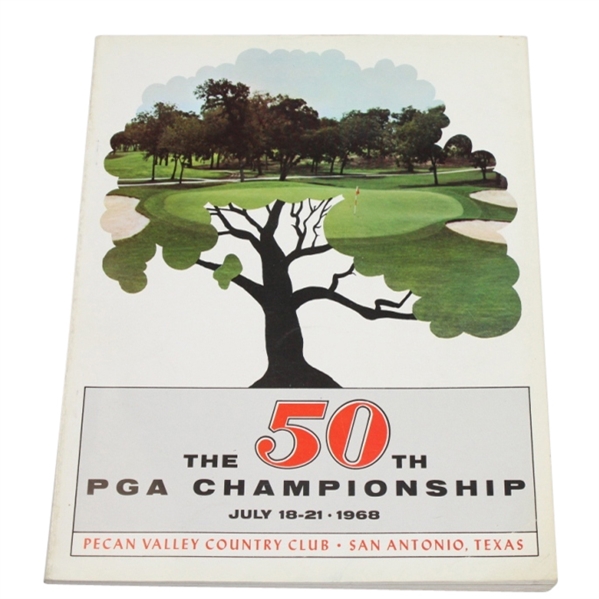 1968 PGA Championship at Pecan Valley Program - Julius Boros Winner