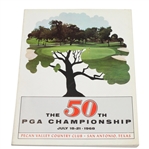 1968 PGA Championship at Pecan Valley Program - Julius Boros Winner