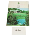1965 PGA Championship Program with Dave Marr Signed Cut JSA COA