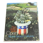 Jack Nicklaus Signed 1972 US Open at Pebble Beach Program JSA COA