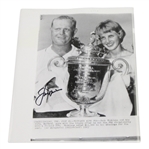 Jack Nicklaus Signed 1963 PGA Championship Original 8x10 Wire Photo JSA COA