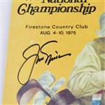 Jack Nicklaus Signed 1975 PGA Championship at Firestone Program JSA COA