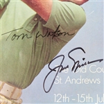 Jack Nicklaus & Tom Watson Signed 1978 British Open Program - NO JSA