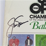 Jack Nicklaus Signed 1980 US Open at Baltusrol Program JSA COA