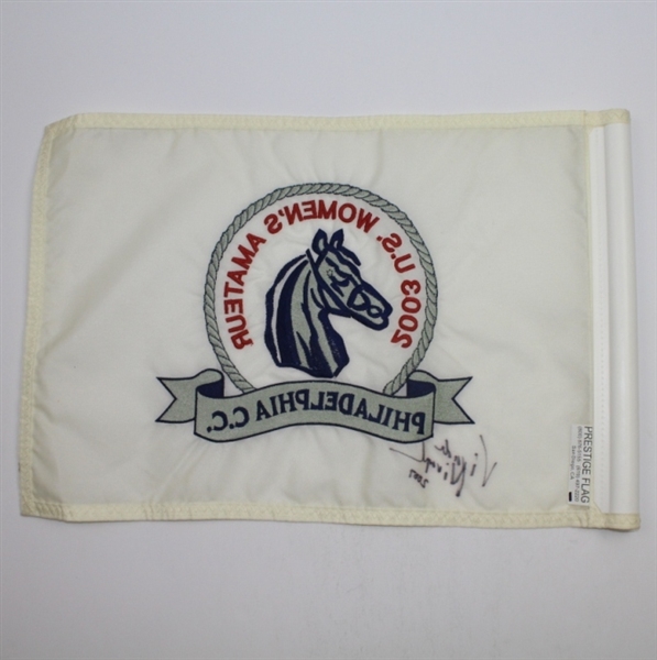 Course Flown 2003 US Women's Amateur Flag Signed by Virada Nirapathpongporn JSA COA