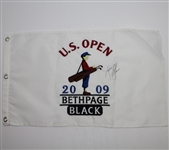 Lot of Five Signed Embroidered Flags