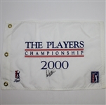 Lot of Five Signed Embroidered Flags