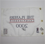 Lot of Five Signed Embroidered Flags