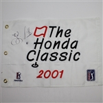 Lot of Five Signed Embroidered Flags