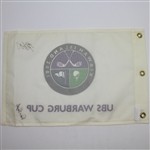 Lot of Five Signed Embroidered Flags