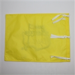 Phil Mickelson and Caddy Jim Bones Mackay Signed 2010 Masters Embroidered Flag JSA COA