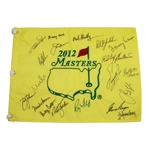2012 Masters Flag Signed by 20 Winners - Nicklaus, Player, Mickelson, others JSA COA