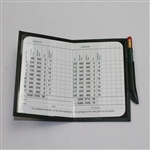 Augusta National Leather Scorecard Holder with Scorecard and Pencil