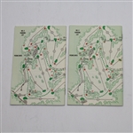 1966 and 1968 Masters Spectator Guides - Nicklaus and Goalby Winners