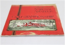 1932 US Amateur Championship at Baltimore CC Program - Ross Somerville