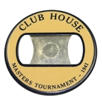 1941 Masters Tournament Clubhouse Badge - Craig Wood Winner