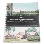 1956 US Amateur Championship Program at Knollwood Club - Harvie Ward Winner