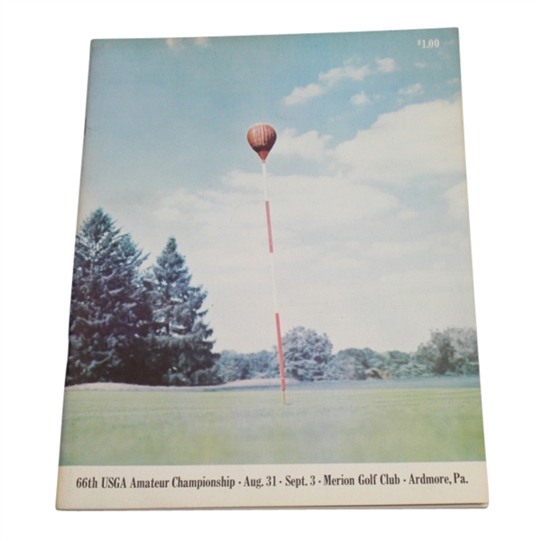1966 US Amateur Championship at Merion GC Program - Gary Cowan Winner
