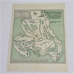 1946 Masters Saturday Pairing Sheet - Herman Keiser Winner