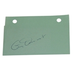 Jimmy Demaret(D-1983) Signed Cut Signature-3 Time Masters Champ- JSA COA