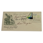 Sarazen, Snead, Nelson, and Hogan Signed 4/7/1977 FDC JSA COA