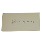 Ralph Guldahl (D-1987)-1939 Masters Champ Vintage Cut Signature  & Photo-JSA COA