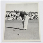 Seldom Seen! 1948 Masters Champion CLAUDE HARMON Signed 3x5 (1951) Government Postcard