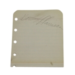 Dutch Harrison(D-1982) Signed Cut-18 Tour Wins, 3 Ryder Cup Appearances- JSA #M65567