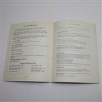 1934-1968 The Masters Tournament Scoring Records and Statistics Booklet