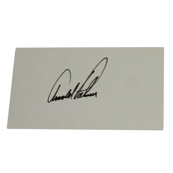 Lot Detail - Arnold Palmer Signed 3x5- A Pure 