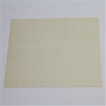 Edward Ted Ray Signed  Handwritten Note On Personal Letterhead from 1925-MUST SEE!