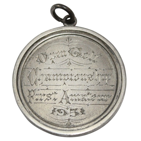 1951 Open Golf Championship First Amateur Sterling Medal - Frank Stranahan - Royal Portrush
