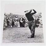 Hall of Famer Denny Shute (D-1974)- Three Majors- Vintage Signed 3x5 Cut JSA COA