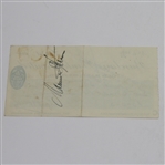 Cyril Tolley(D-1978) Signed 1922 Bank Check-Brit Amateur Champ 1920 & 29- FULL JSA #Y33881