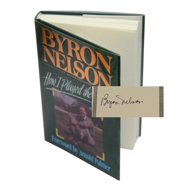 Byron Nelson Signed Book How I Played the Game JSA COA