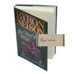 Byron Nelson Signed Book How I Played the Game JSA COA