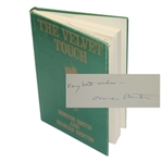 The Velvet Touch Book Horton Smith and Marian Benton - Signed by Benton JSA COA