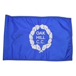Jack Nicklaus Signed Oak Hill C.C. Course Flown Flag-Site of 1980 PGA Win- JSA COA