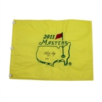 Charles Coody Signed 2011 Masters Flag with Year and Score Inscription JSA COA