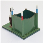 Vintage Neiman Marcus Leather Bridge Talley Holder - Missing One Pencil
