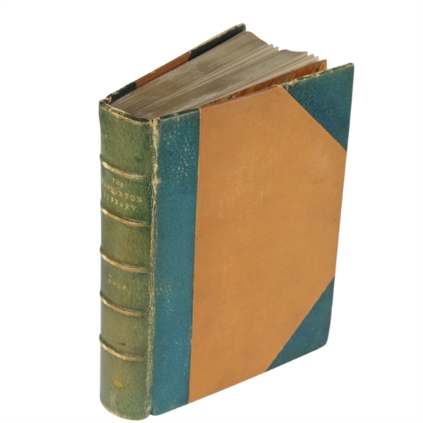 1890 Badminton Library Deluxe 1st Edition Book - Horace G. Hutchinson