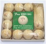 Kroydon Cruiser Original Advertising Box with 11 Golf Balls