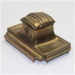 Vintage Inkwell Depicting Golfer Post Swing