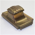 Vintage Inkwell Depicting Golfer Post Swing