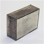 Pot Metal Box with Figural Golfer on Lid