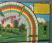 Vintage Wintyre Golf Game Board - Framed