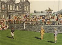 Bobby Jones Currier and St. Ives Fortune Magazine 1930 Double Page Foldout Print - Framed 