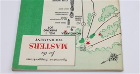 1961 Masters Tournament Spectator Guide - Gary Player Winner